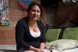 Aurora, a former FARC child recruit