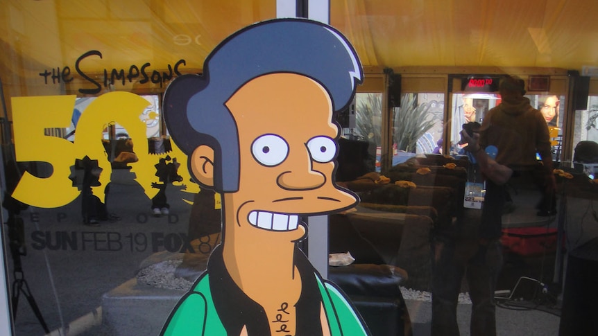 The Simpsons character Apu Nahasapeemapetilon.