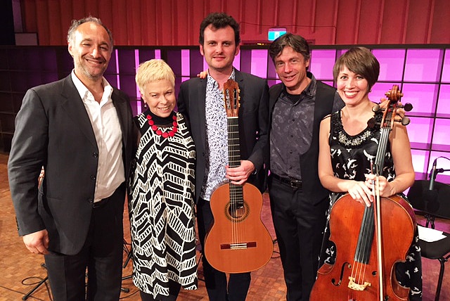 Julia lester with the Australian String Quartet