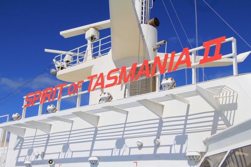 Spirit of Tasmania ferry top decks