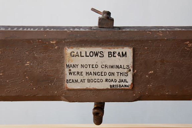 Boggo Road Gaol gallows beam