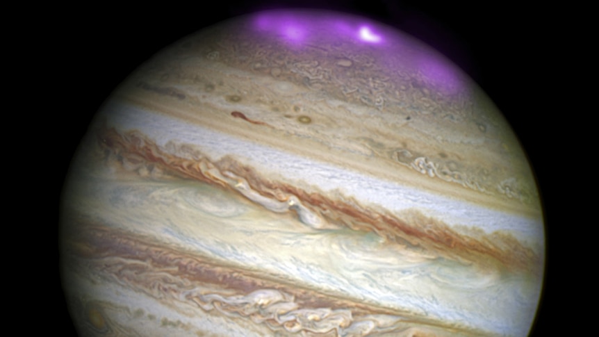 Jupiter with X-ray aurora