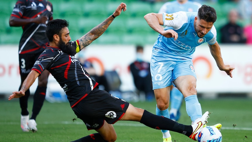 Wanderers v Melbourne City players