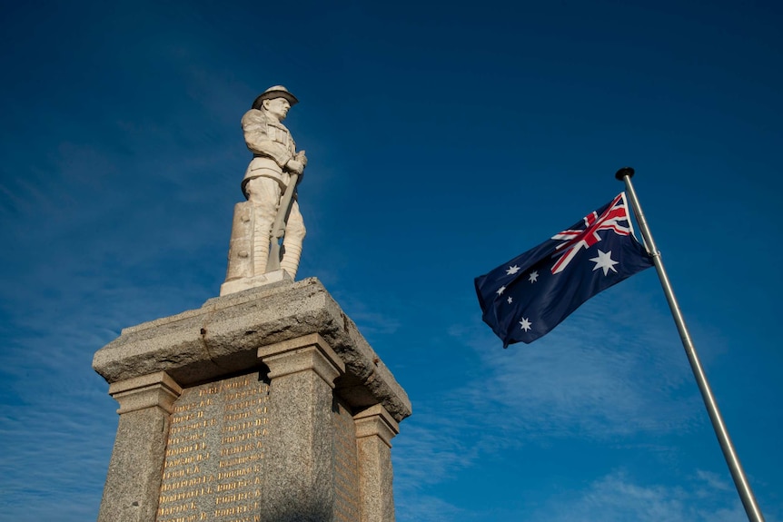 Inglewood war memorial in Victoria