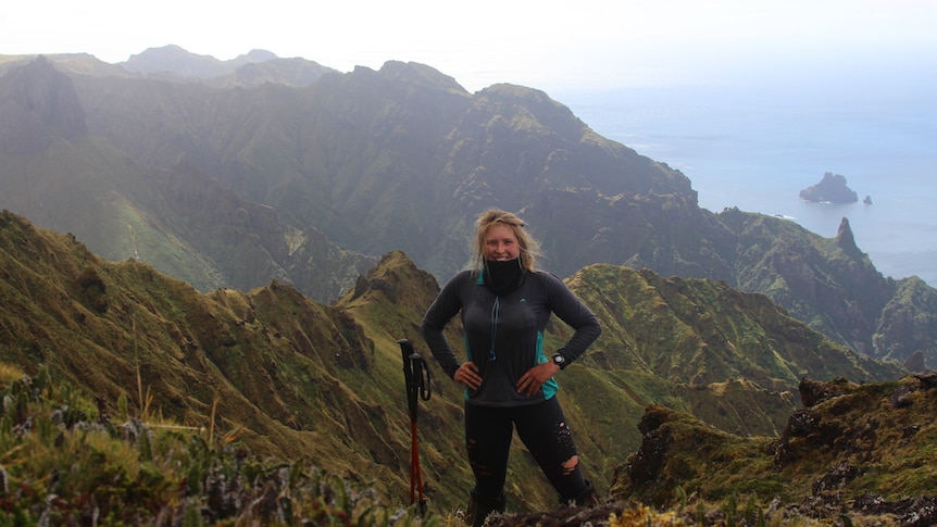 Jamie Cleeland on Gough Island