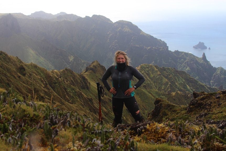 Jamie Cleeland on Gough Island