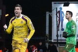 Adrian celebrates FA Cup penalty against Everton