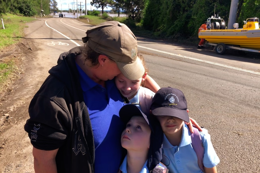 Stacey Gosper with children