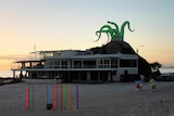 Swell Sculpture Festival - sunrise over Currumbin Beach