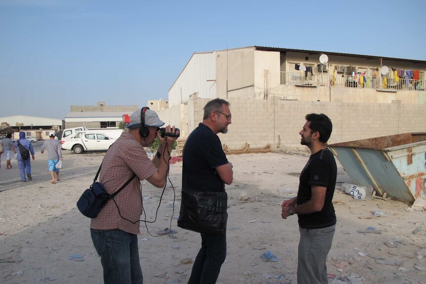 Eric Campbell and David Martin go undercover with a HandyCam in Qatar