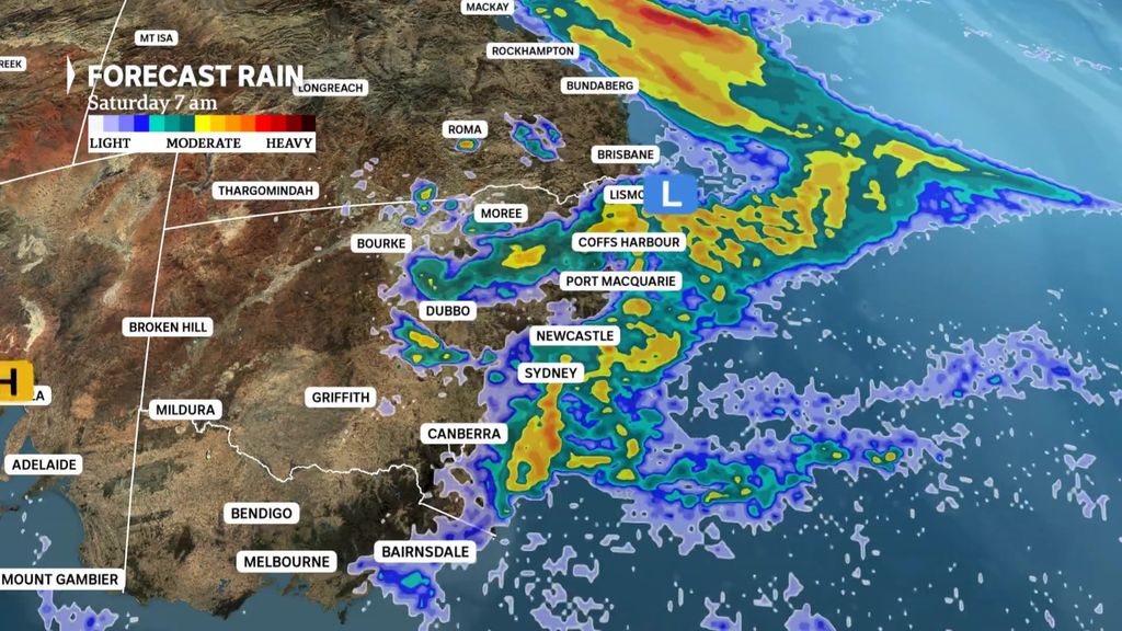 Weekend of heavy rain for NSW coast - ABC News