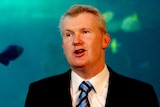 Environment Minister Tony Burke press conference at Sydney Aquarium.