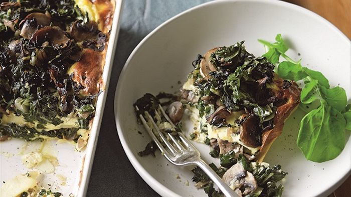 Mushroom spinach and ricotta lasagne - ABC Everyday