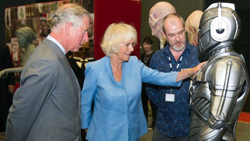 Prince Charles and Camilla, Duchess of Cornwall, visit Doctor Who set