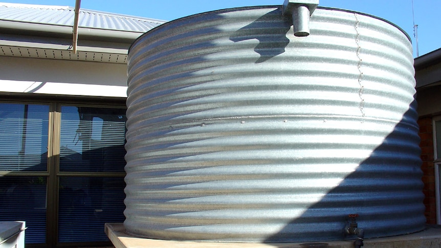 Rainwater tank tax: Ken Matthews says the story is a beat up (file photo).