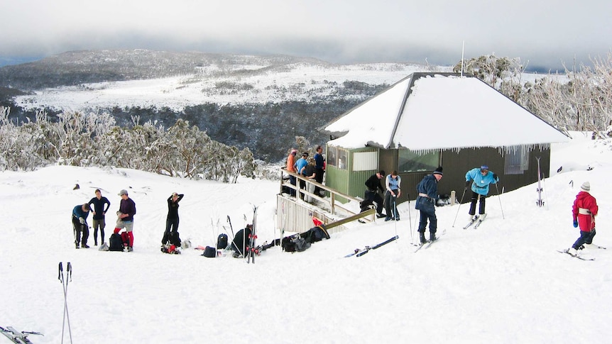 Skiing at Mount Mawson in Mt Field National Park