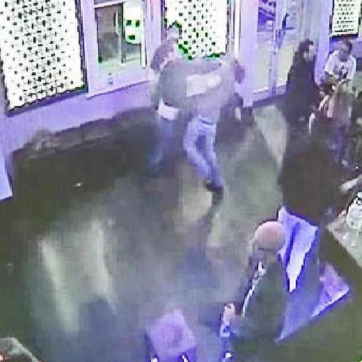 CCTV vision of the attack