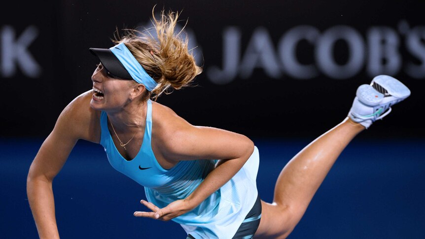 Maria Sharapova plays first round at Australian Open