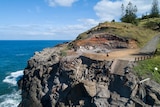 Until recently Norfolk Island residents disposed of used cars over this cliff at Headstone Point into the marine park below.