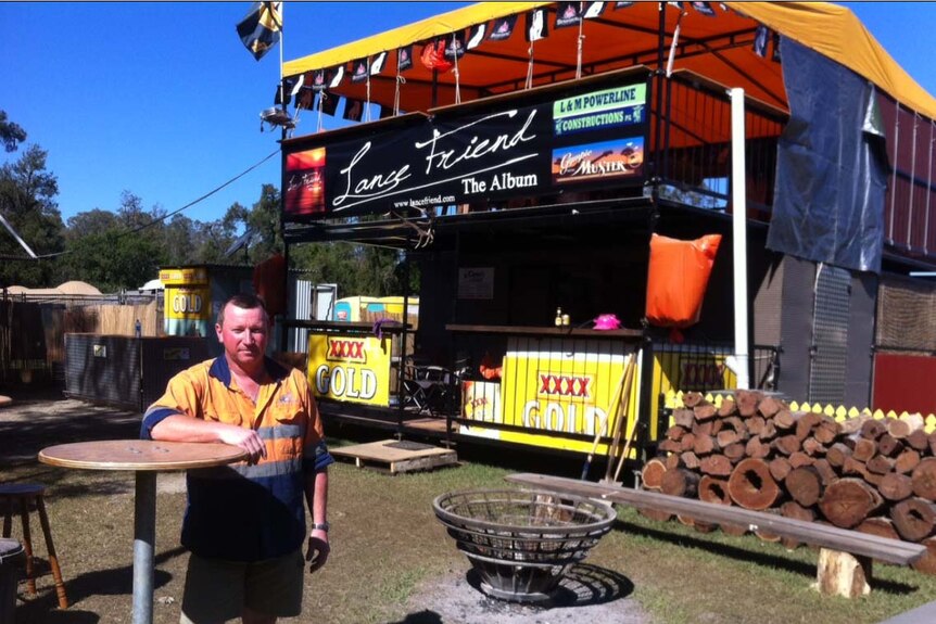 Camper Darryl Rampton ready for Gympie Music Muster