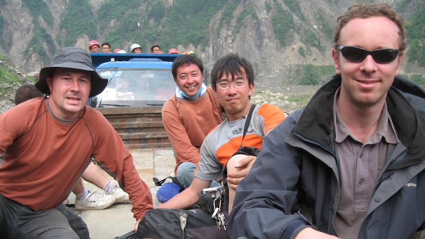 Stephen McDonell and some of the ABC's Beijing bureau