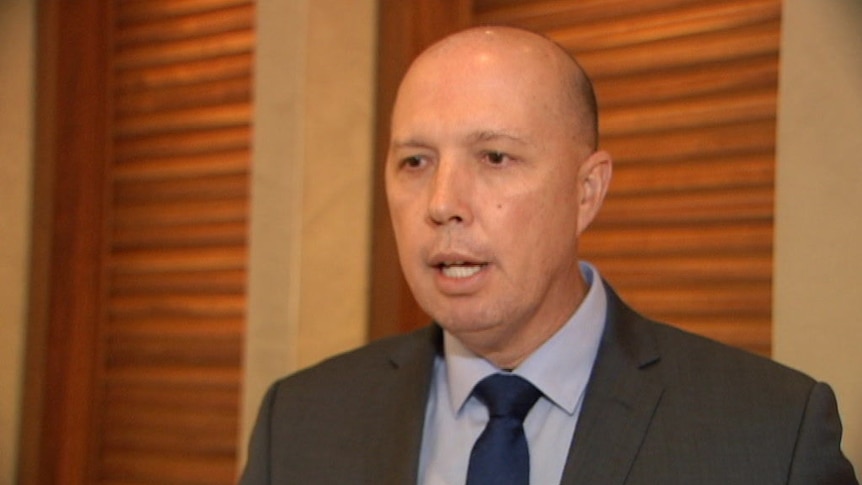 Peter Dutton brushes off being labelled a "terrorist"