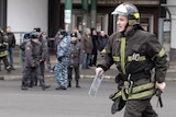 Crews work frantically after Moscow blast