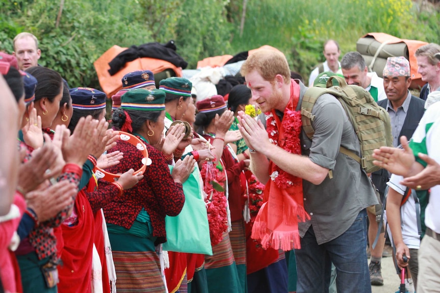 Prince Harry in Nepal