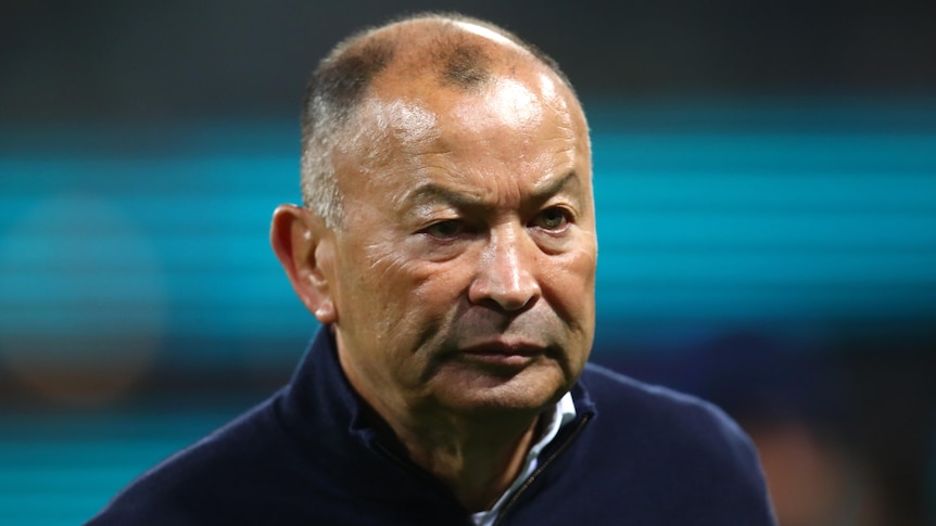 England men's rugby union coach Eddie Jones walks on the field at the SCG.