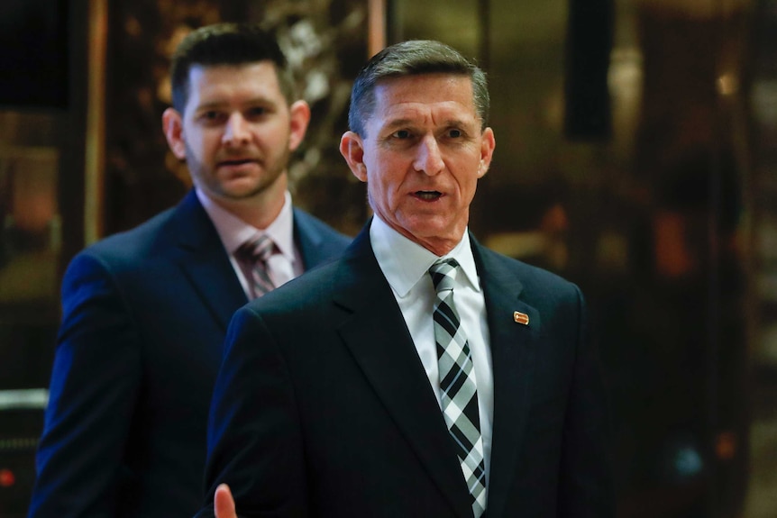Mike Flynn was fired from the Defence Intelligence Agency in 2014