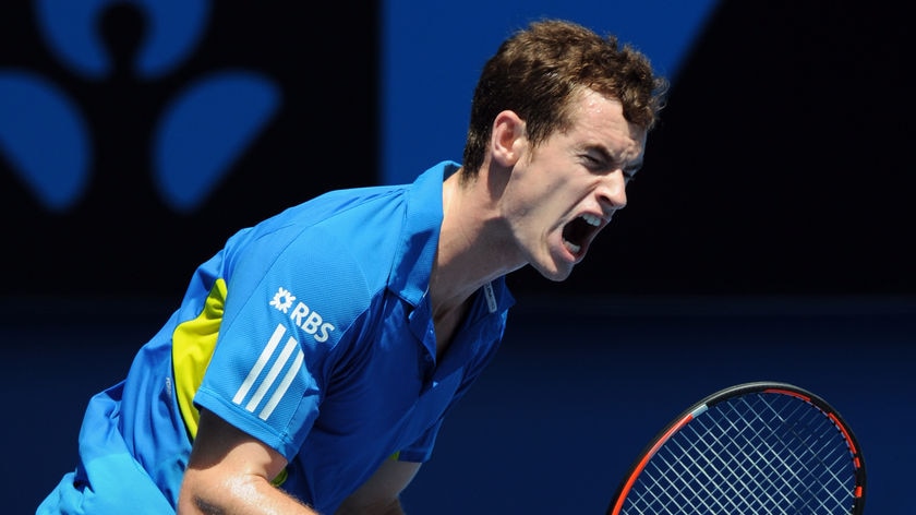 Straight sets: Andy Murray's cunning gameplan rattled the towering John Isner.