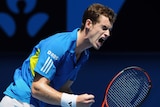 Straight sets: Andy Murray's cunning gameplan rattled the towering John Isner.