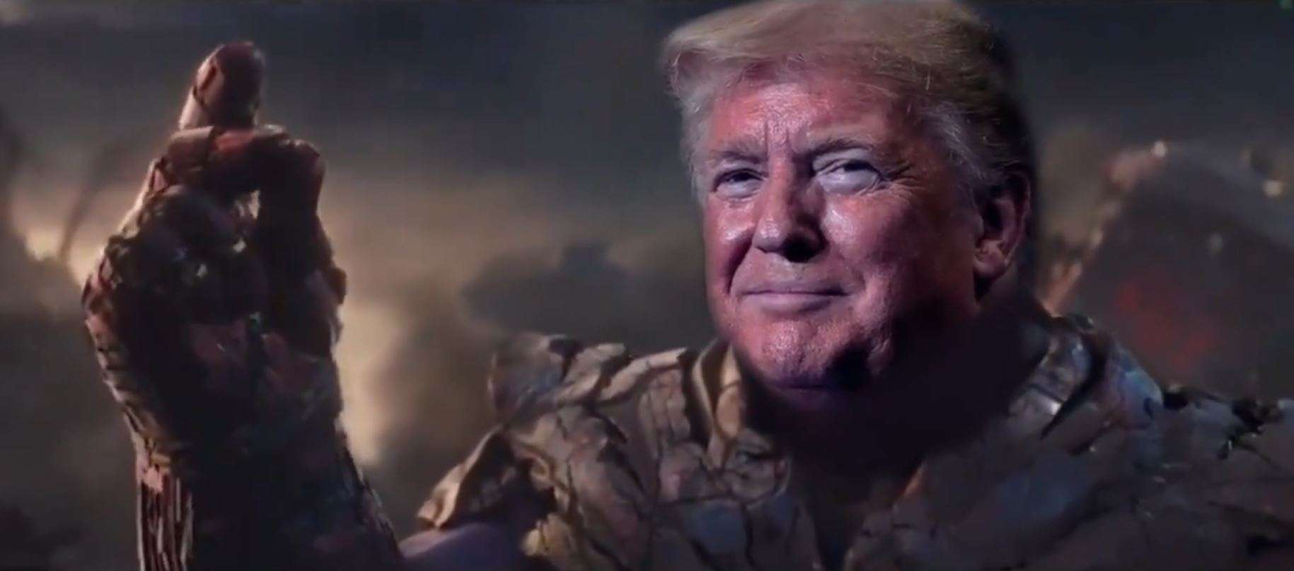 Donald Trump S Ad Comparing Himself To Thanos Is Sick Says Supervillain S Creator Abc News