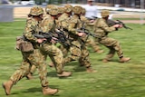 Soldiers training in Canberra