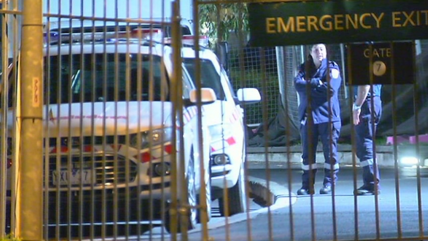 Paramedics at the scene of a dance party after drug overdoses