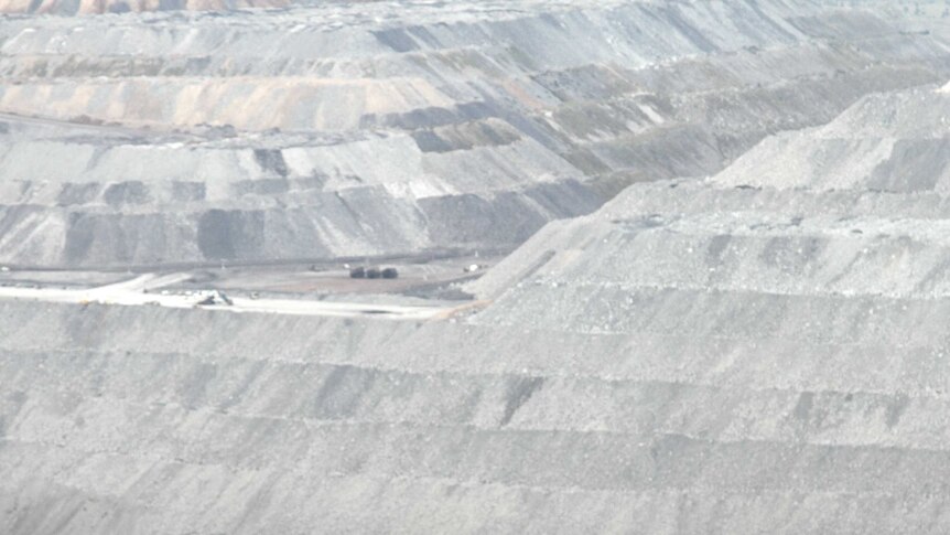 Hunter coal mining pit