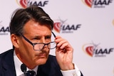 IAAF president Sebastian Coe