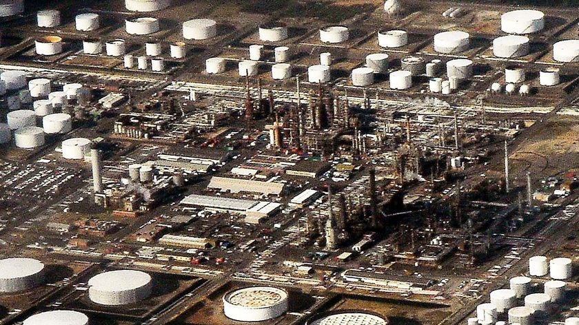 The Caltex Kurnell oil refinery
