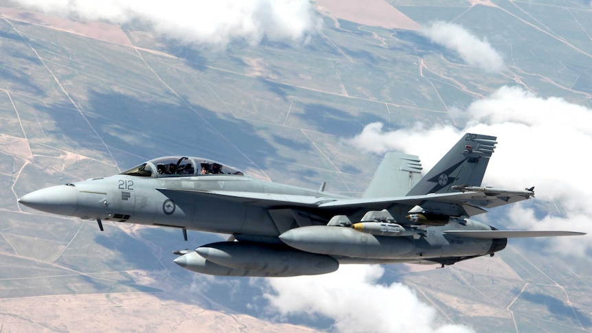 Super Hornet over Iraq
