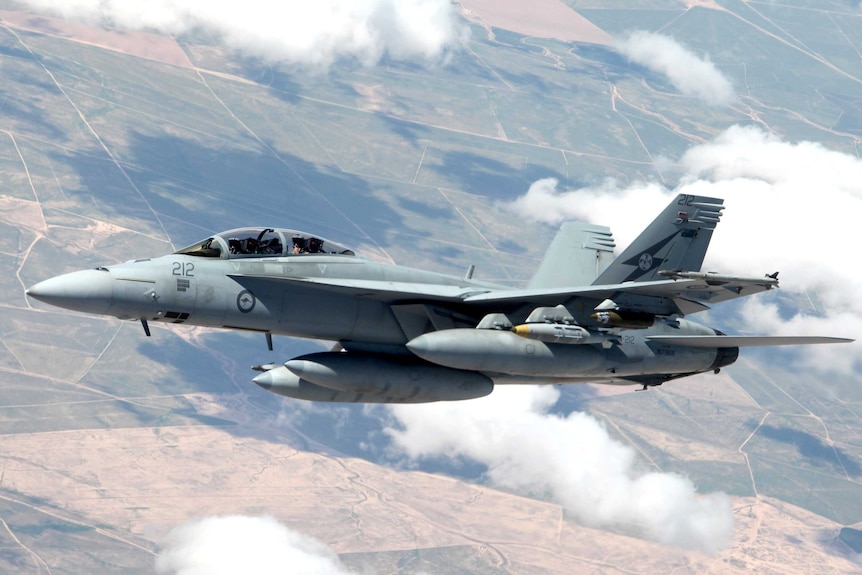 Super Hornet over Iraq