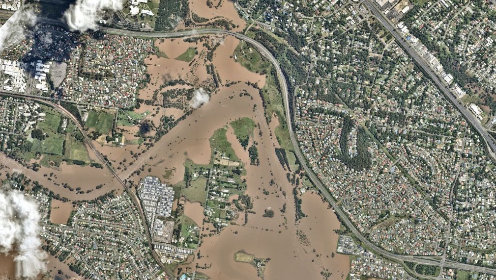 South-east Queensland Flood Damage Captured In Before And After Aerial ...