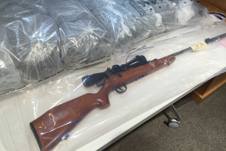 Gun and drugs seized in Adelaide