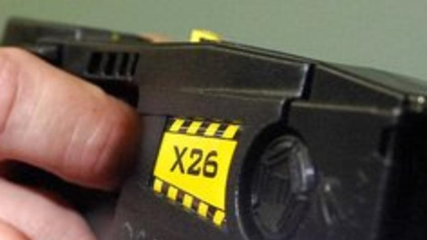 Taser death: Police say efforts to resuscitate the man failed.