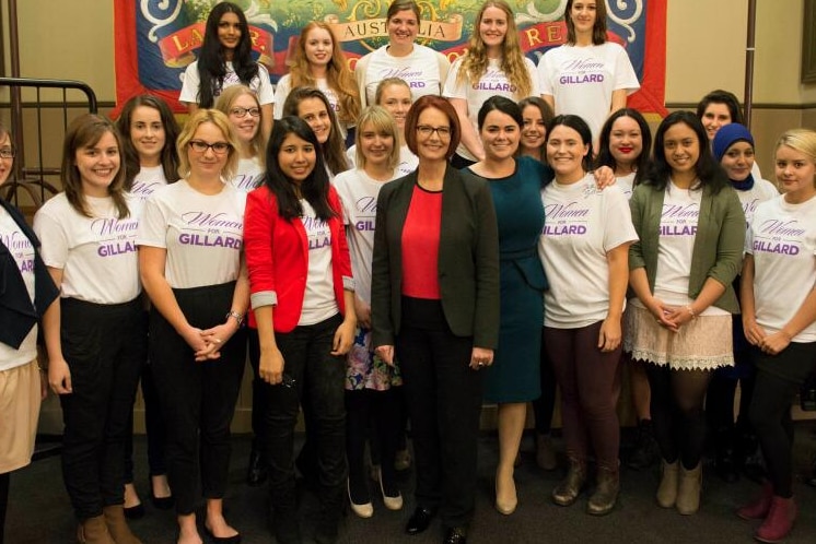 PM at the launch of Women for Gillard