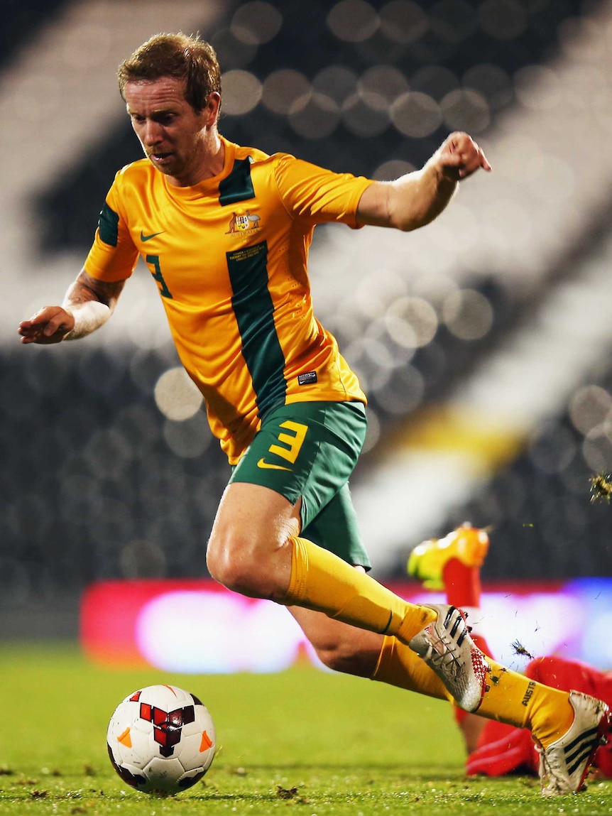David Carney in action for the Socceroos