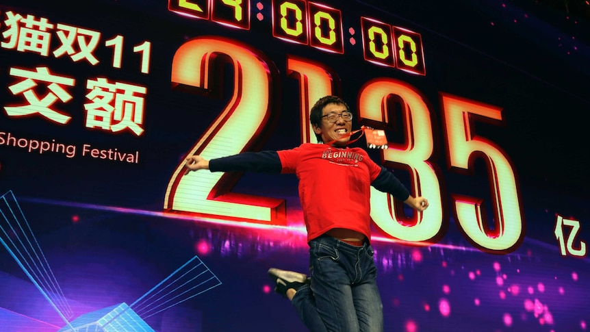 China's Alibaba records over AUD$42.5b in sales on Singles' Day