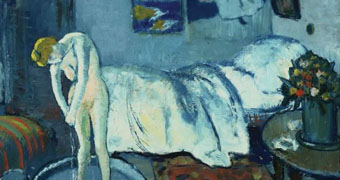 Picasso's Blue Room painting