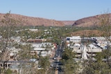 Alice Springs from Anzac Hill on a clear day