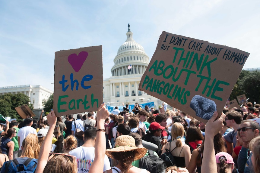 Washington climate inaction protest