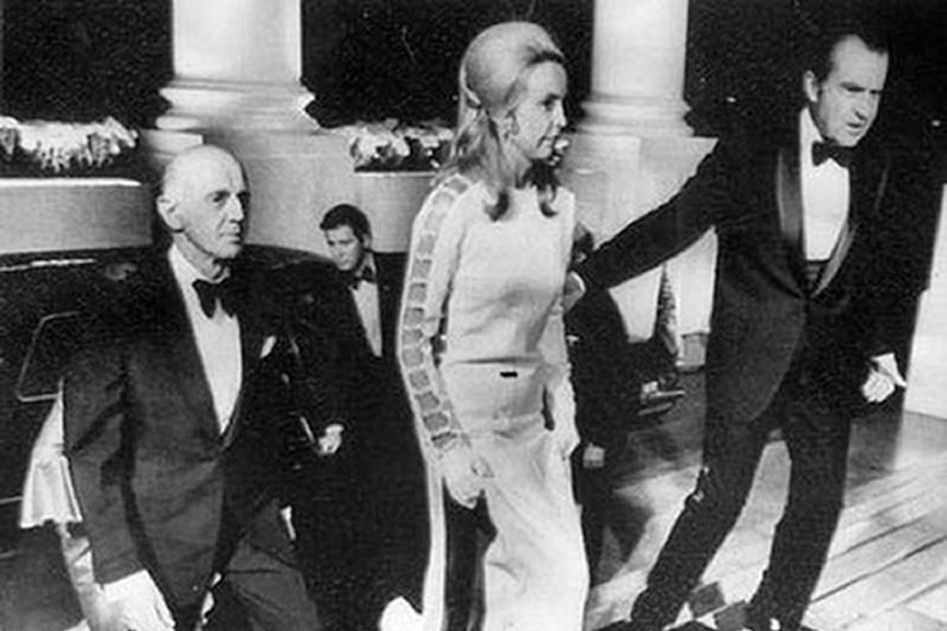 William McMahon, wife Sonia and Richard Nixon